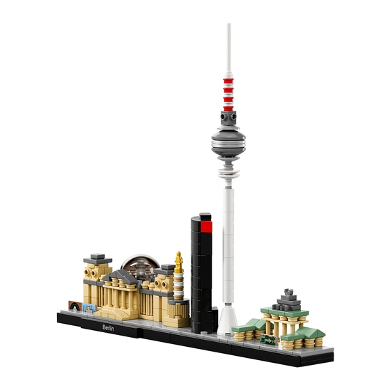 LEGO Architecture 21027 Berlin Manuales