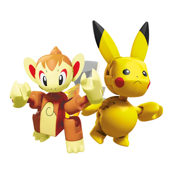 Mega Construx Pokemon Wonder Builders GCN12 Manual Del Usuario
