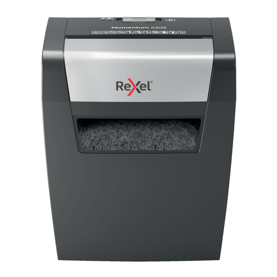 Rexel Momentum X308 Manual Del Usuario