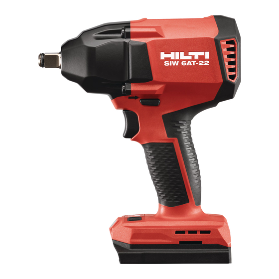 Hilti Nuron SIW 6AT-22 Manual De Instrucciones Original