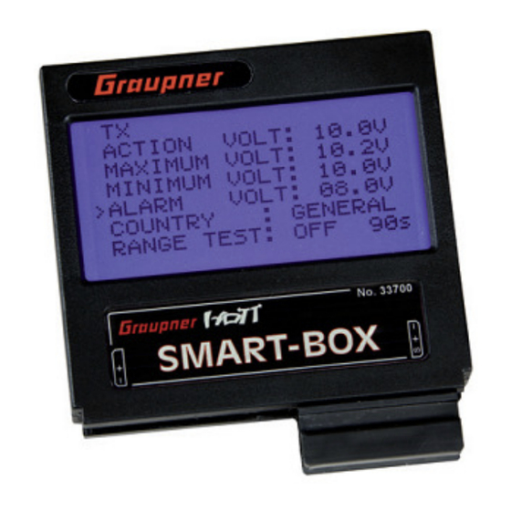 GRAUPNER HoTT SMART-BOX Manual De Instrucciones