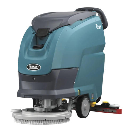 Tennant T291 Guía Rápida Para El Uso