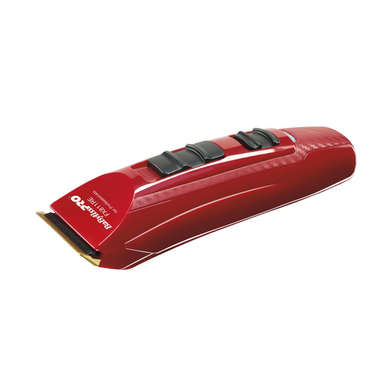 BaByliss PRO X2 VOLARE FX811 Manuales