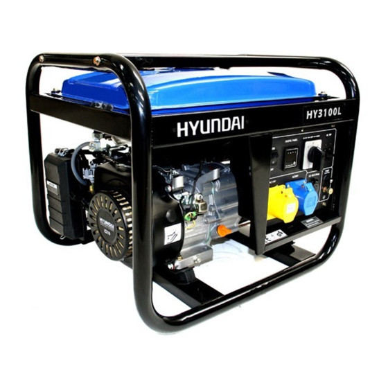 Hyundai HY3100L Manual De Usuario