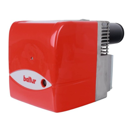 baltur BTL 0 Manual De Instrucciones