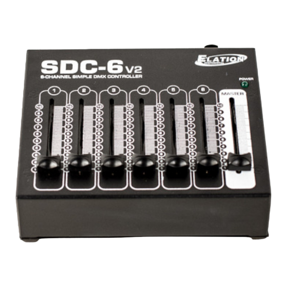Elation Professional SDC-6 V2 Manual De Usuario
