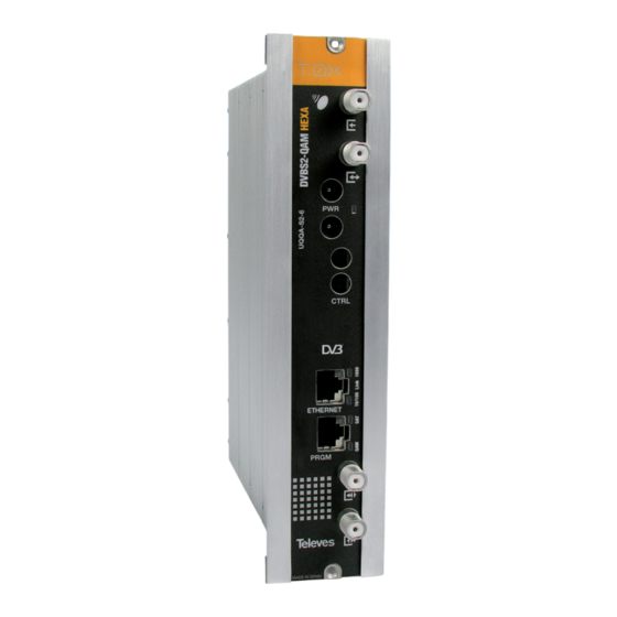 Televes DVBS2-QAM HEXA Manual De Instrucciones