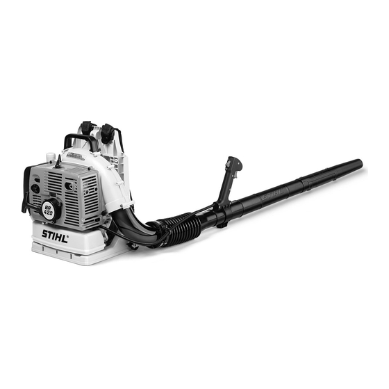 Stihl BR 420 Instrucciones De Servicio