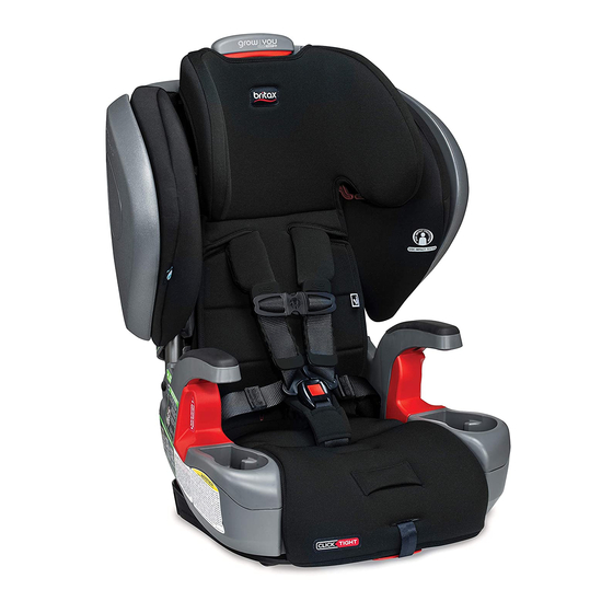Britax GROW WITH YOU CLICKTIGHT Manuales