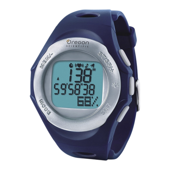 Oregon Scientific SmartHeart SE120 Manual De Usuario