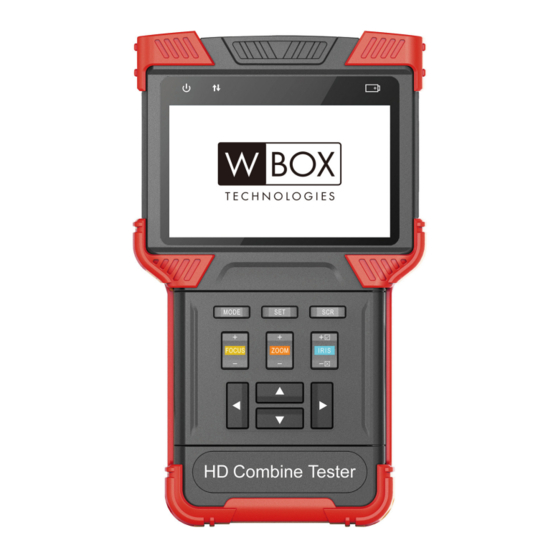 WBOX Technologies WBXMLTEST Manual Del Usuario