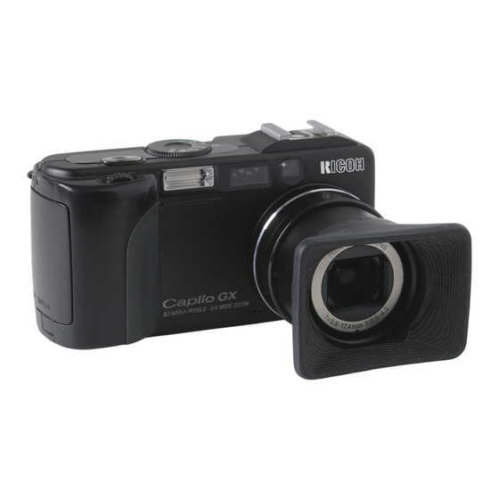 Ricoh Caplio GX Manual De Instrucciones