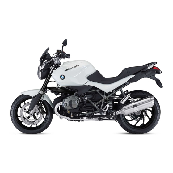 BMW R 1200 R 2013 Manual De Instrucciones