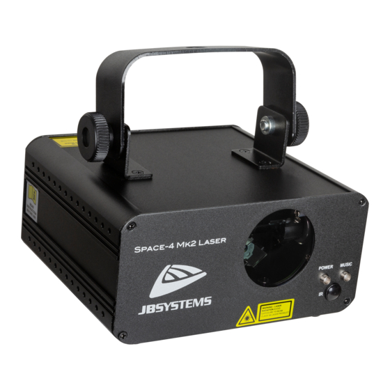 JB Systems SPACE-4 MK2 LASER Manual De Usuario