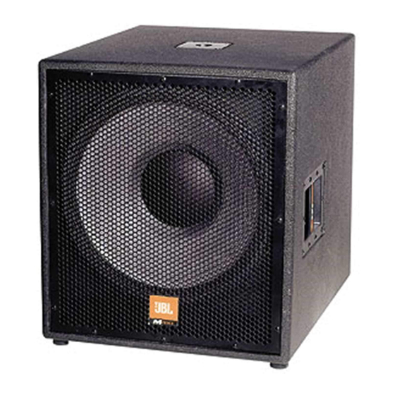 JBL MP418SP Guía De Usuario