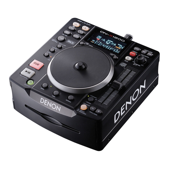 Denon DN-S1200 Manual Del Usuario