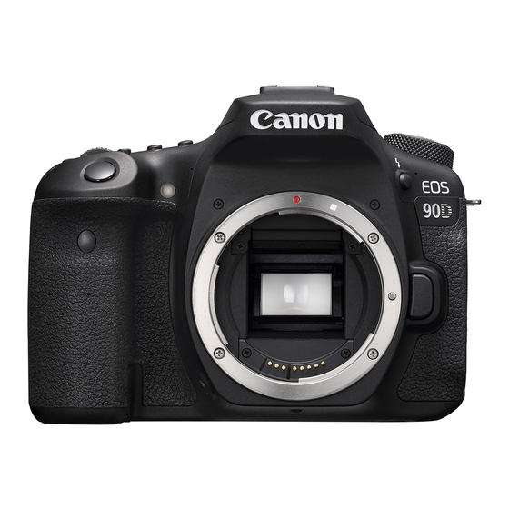 Canon EOS 90D Manuales