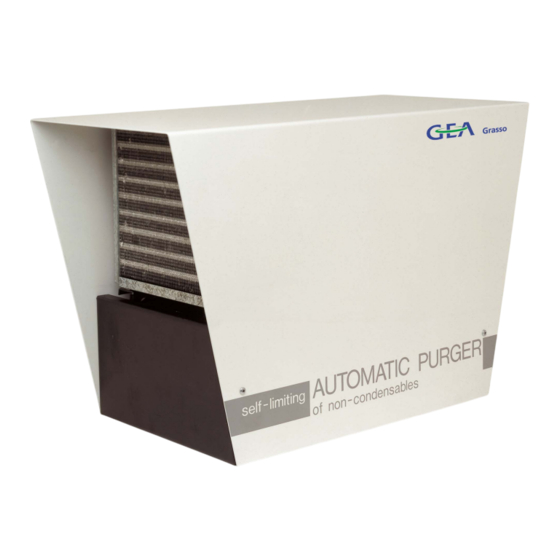 GEA Grasso Purger Manual De Instalación Y Mantenimiento