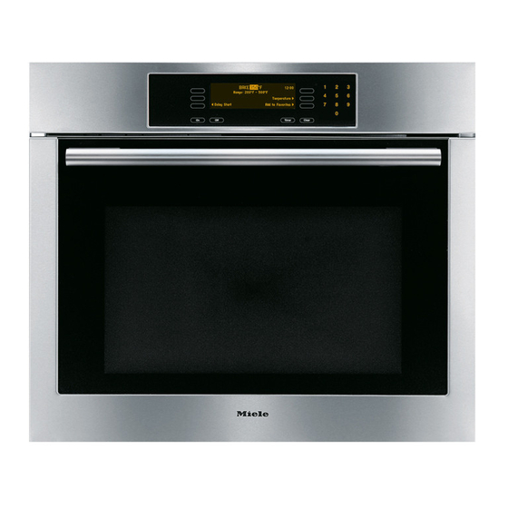 Miele H4782BP Manual De Uso Y Manejo