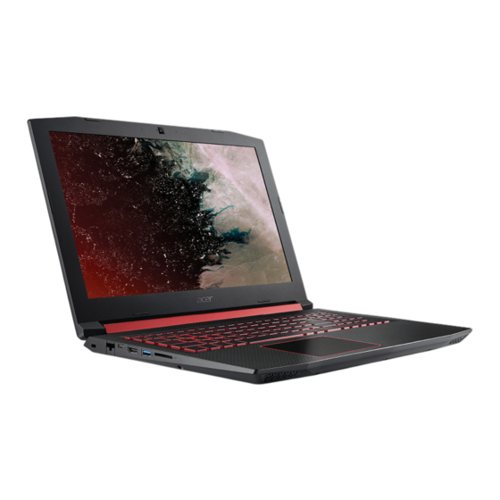 Acer Nitro 5 Manual De Usuario