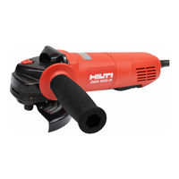 Hilti DAG 500-D Manual De Instrucciones