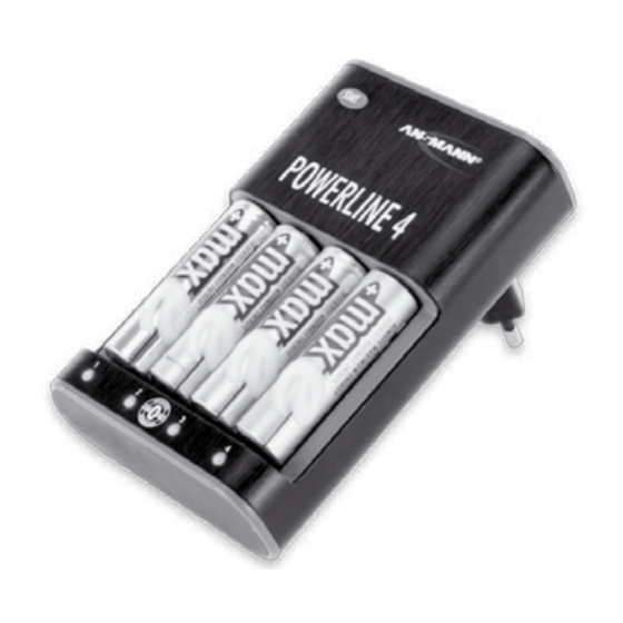 ANSMANN POWERLINE 4 Manual De Instrucciones