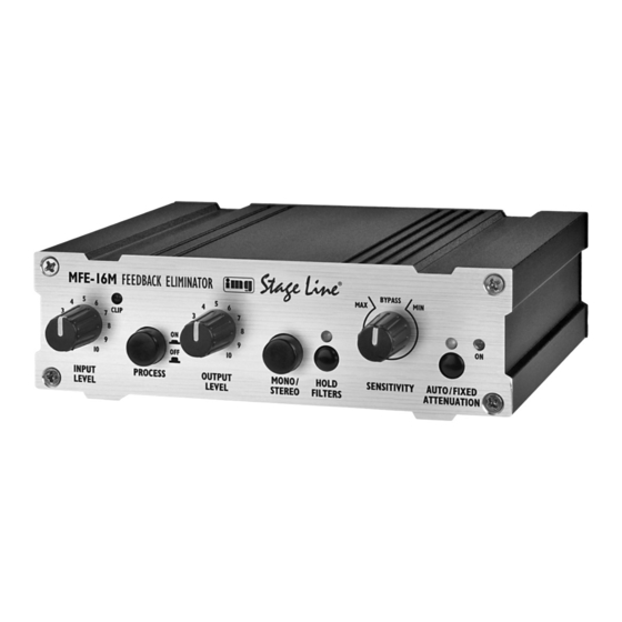 IMG STAGELINE MFE-16M Manual De Instrucciones