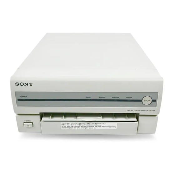 Sony UP-D55 Manual De Instrucciones