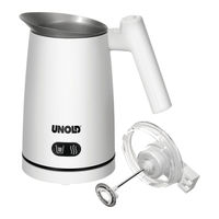 Unold latte Bricco Manual De Instrucciones