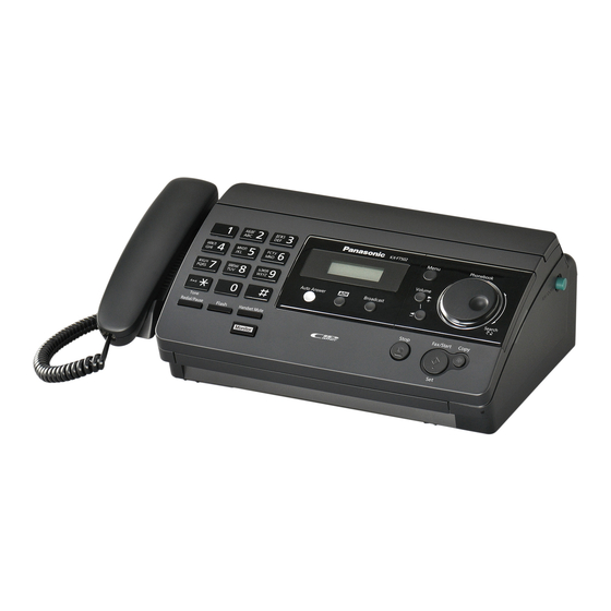 Panasonic KX-FT501LA Instrucciones De Funcionamiento