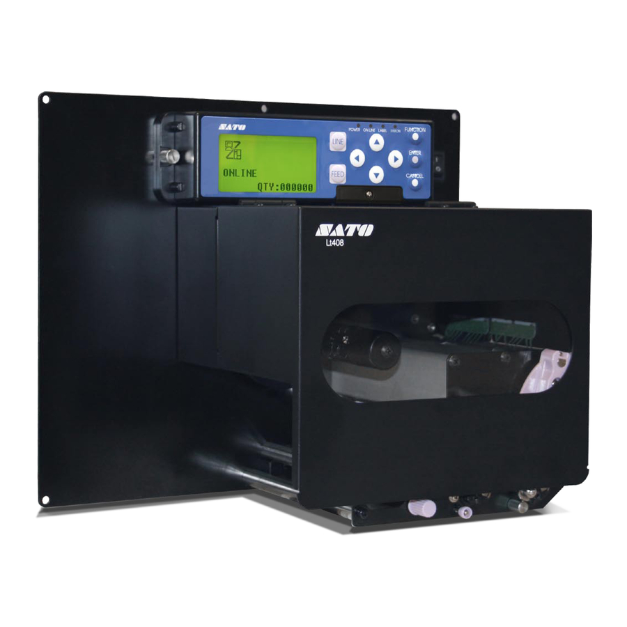 SATO Lt408 Guía Rápida