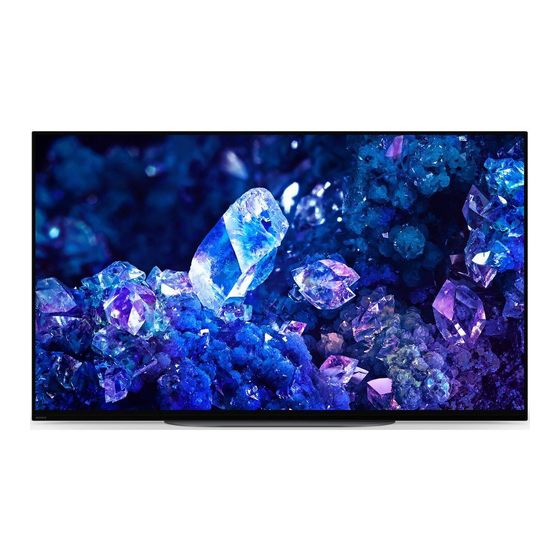 Sony BRAVIA XR-48A90K Guía De Configuración