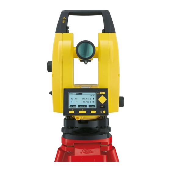 Leica Geosystems Builder Serie Manuales