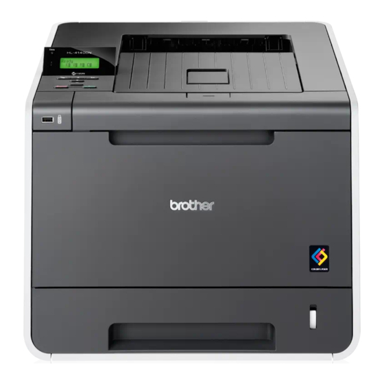 Brother HL-4140CN Guía De Configuración Rápida