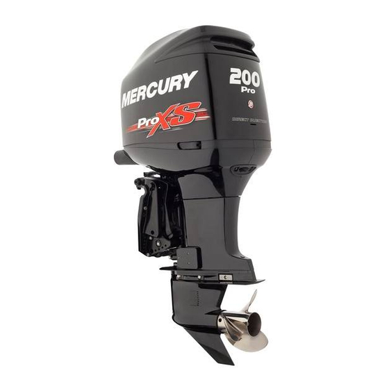 Mercury Marine 200 Pro XS OptiMax Manuales