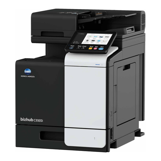 Konica Minolta bizhub C3320i Guía Rápida