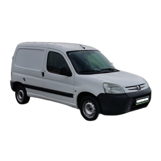 PEUGEOT Partner 2004 Manual Del Usuario