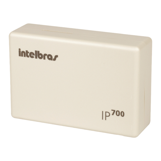 Intelbras IP 700 Guia De Inicio Rapido