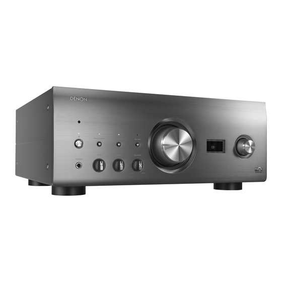 Denon PMA-A110 Manual Del Usuario