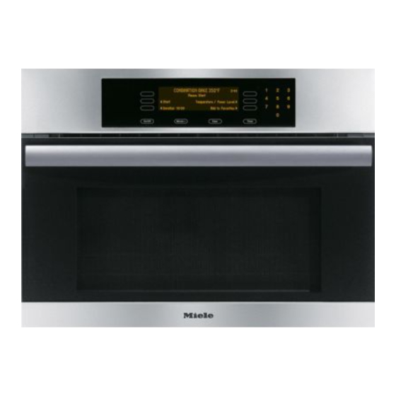 Miele H 4084 BM Manual De Uso Y Manejo