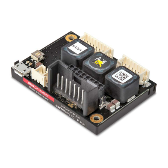Maxon Motor ESCON 36/3 EC Referencia Del Dispositivo