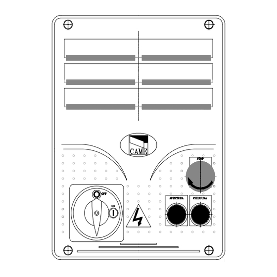 CAME Z Serie Manual De Instrucciones