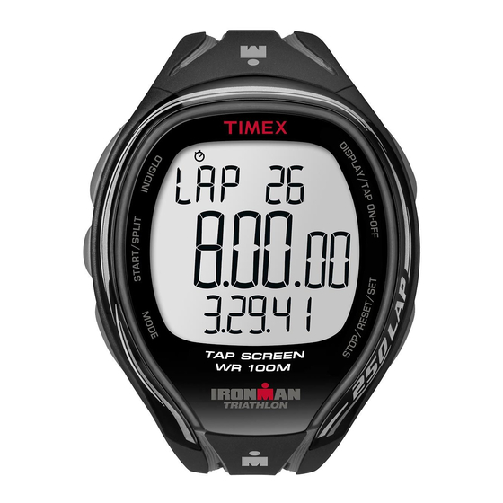 Timex Ironman SLEEK 250 Lap Watch Manuales