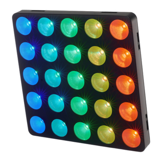 thomann Stairville Matrix Blinder 5x5 RGBWW Manual De Instrucciones
