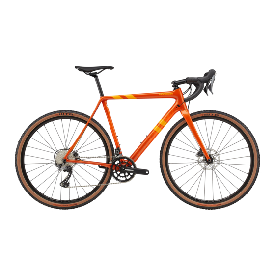 Cannondale SUPERX Manual Del Propietário
