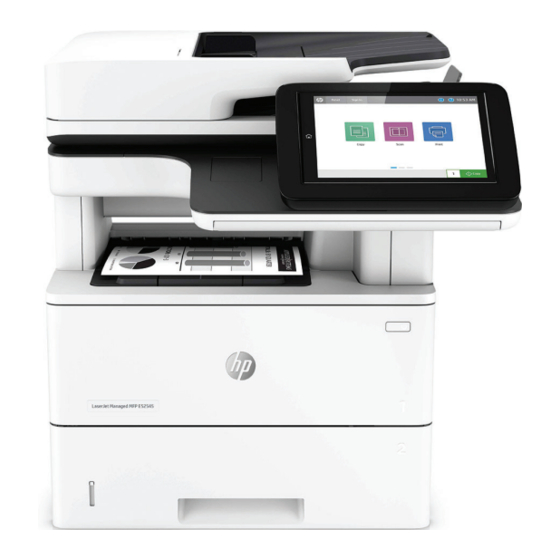 HP LaserJet Managed E52545 Manuales