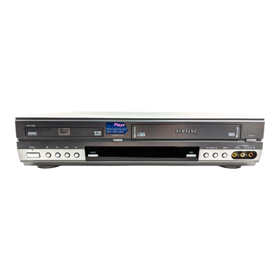 Samsung DVD-V1000 Manuales