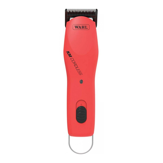 Wahl KM CORDLESS Manual De Operación