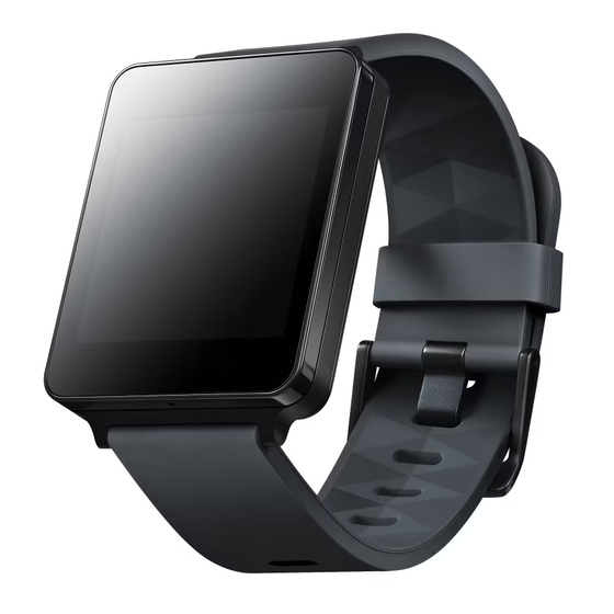 LG G Watch Guia De Inicio Rapido