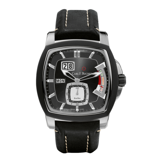 Carl F. Bucherer PATRAVI EVOTEC DAYDATE Instrucciones